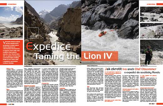 Taming the Lion IV - expedice Rondu / Indus 2007 HYDRO 5/2007 Taming the Lion IV - expedice Rondu / Indus 2007 HYDRO 5/2007