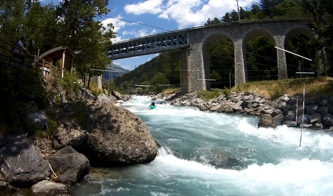 Slalomka na Isere
