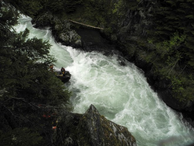 Upper Cheak, druhý skok triple dropu