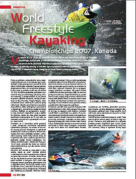 Vod�ck� magaz�n HYDRO 4/2007. MS kajak freestyle